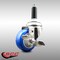 Service Caster 3 Inch 316SS Blue Polyurethane Swivel 3/4 Inch Expanding Stem Caster Brake SCC-SS316EX20S314-PPUB-BLUE-TLB-34 - alternate 2